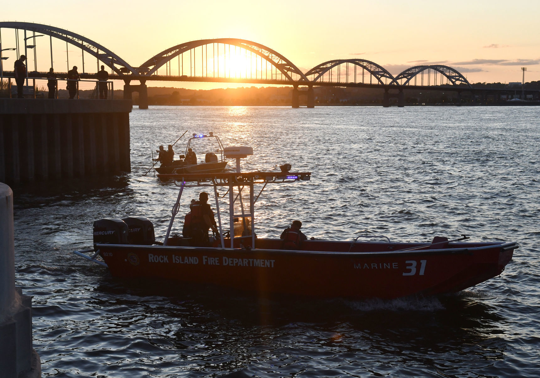 River search and rescue at Schiebert Park in Rock Island